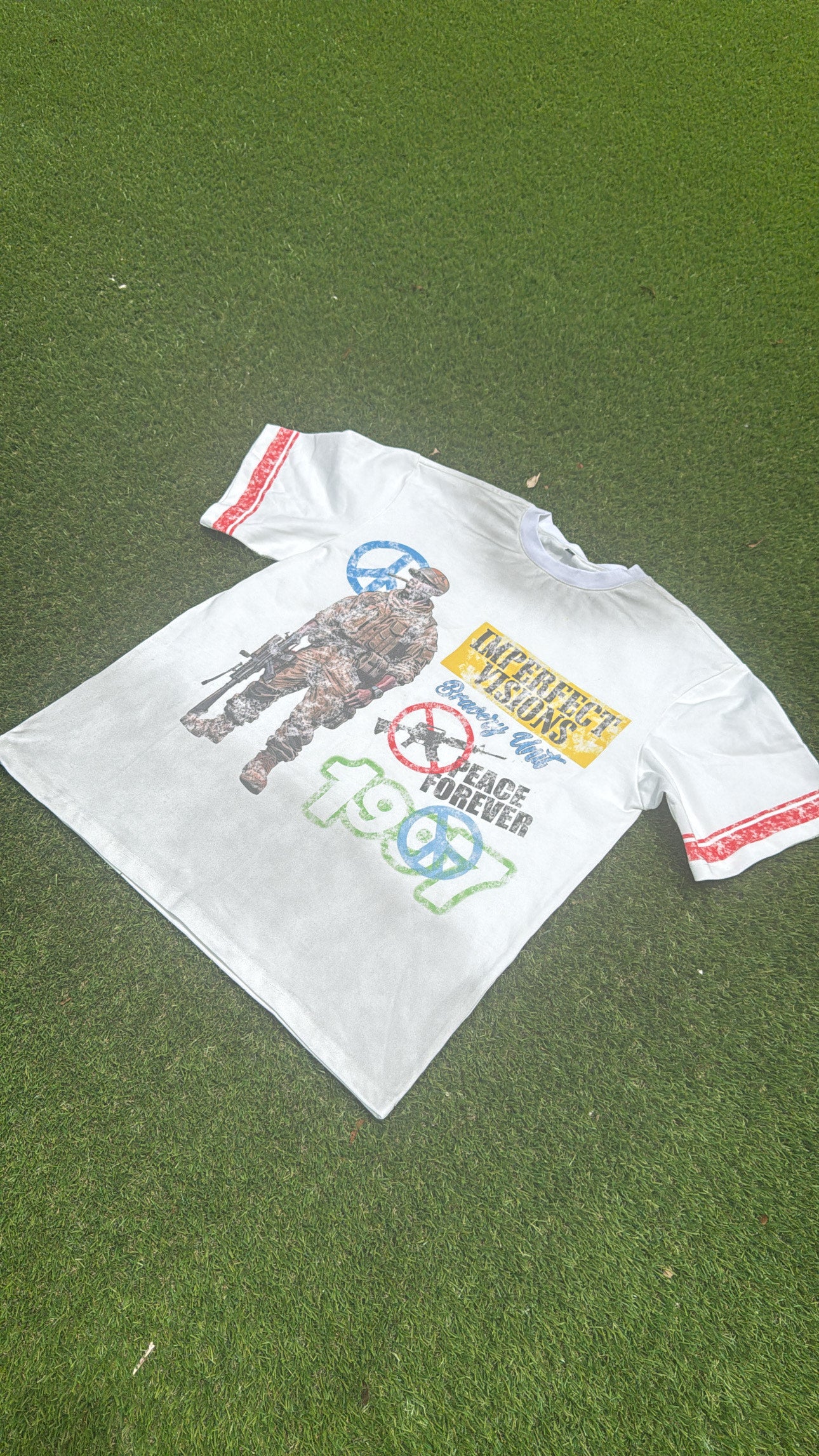 Imperfect Visions Peace & War Tee Shirt