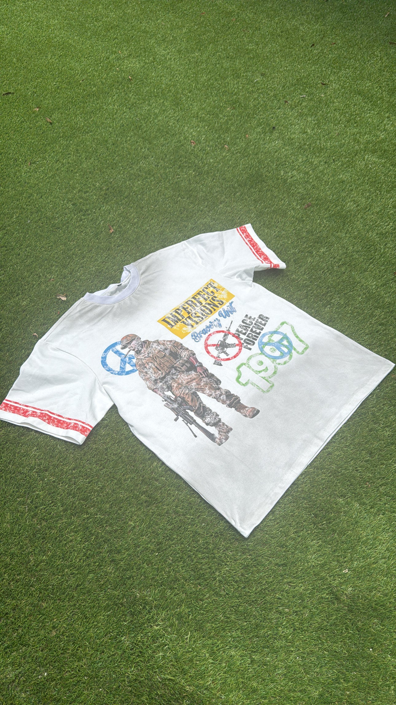 Imperfect Visions Peace & War Tee Shirt