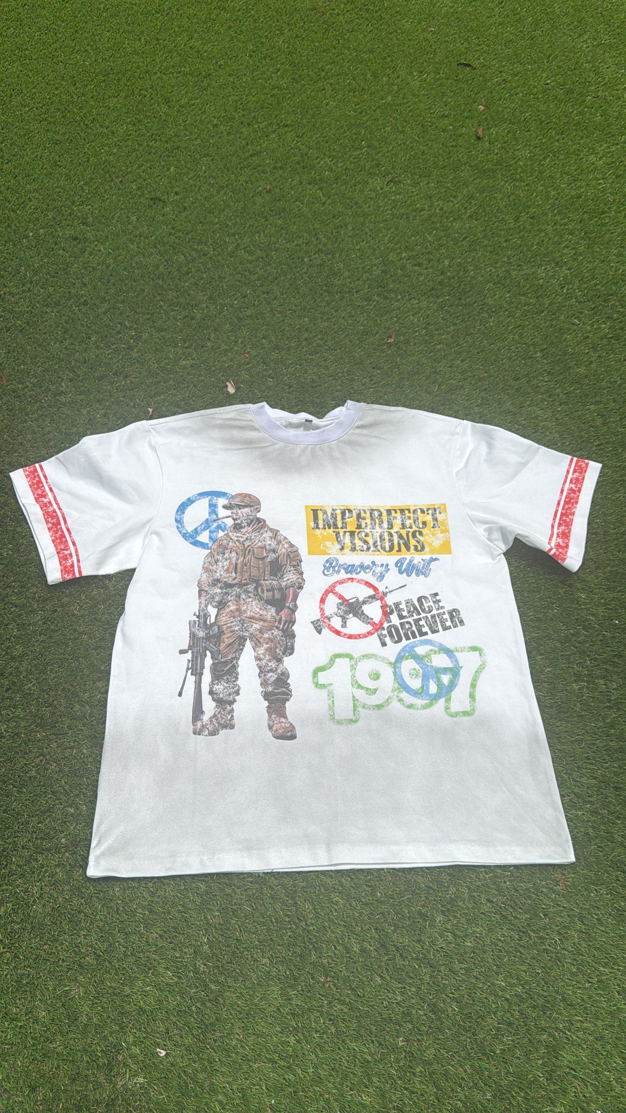 Imperfect Visions Peace & War Tee Shirt